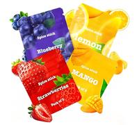 VYIBPDY 4 piezas de repuesto para filtros para el control del estrés y la relajación, con sabores de fresa, arándanos, limón y mango, compatibles con dispositivos personales de inhalación