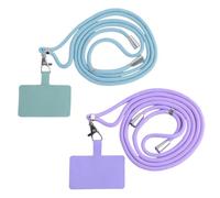 VYIBPDY cuerda para movil Universal - 2 piezas cordon para movil 1.5m - colgador movil cuello Ajustables - cuerda movil colgar para Llevar el Móvil Colgado del Cuello o en Hombro