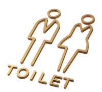 VYIBPDY Targhe per WC Autoadesive per Signore e Signori, Hotel, Ufficio, Segni Della Porta del Bagno per La Casa, Memorizzare, Parcheggio, Ristorante