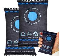 Vyjoy Bolsas Deshumidificadoras, Deshumidificadores Interiores Reutilizables Y Seguros for El Hogar Y Bolsitas Absorbentes De Humedad, Prevención De Condensación Portátil for Armario(100g,2pcs)