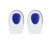 Vyloky 2 pares de almohadillas de gel para talón, almohadillas de silicona dermatológicamente probadas, alivia el dolor de talón y aumento invisible, almohadillas de gel suave para hombres y mujeres