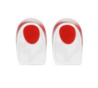 Vyloky 2 pares de almohadillas de gel para talón, almohadillas de silicona dermatológicamente probadas, alivia el dolor de talón y aumento invisible, almohadillas de gel suave para hombres y mujeres