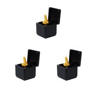 Vyloky Caja sorpresa con diseño de dedo medio, caja de regalo de cartón con efecto pop-up, divertido regalo para fiestas, fiestas y Halloween (negro pene, juego de 3)