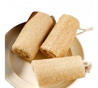 Vyloky Esponja de lufa natural juego de 3/5 esponjas para lavar platos y esponjas exfoliantes para cocina y ducha, con cinta para colgar (5 unidades) (3 unidades)