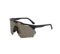 Vyloky Gafas deportivas polarizadas con tinte inteligente, 29,9 g, PC ligero, conducto de aire físico, 142 mm, forma europea para mujer/hombre, día y noche (marco negro, dorado)