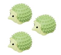 Vyloky Juego de 3 bolas de hierba gatera para lamer y masticar, montaje en pared con cuenco de erizo, pelota de menta intercambiable, juguete para gatos de casa, receta vegetal (3 x verde)