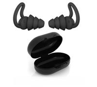 Vyloky Tapones de silicona reutilizables para los oídos para nadar, dormir, aprender, reducción de ruido, tapones para los oídos impermeables con caja de almacenamiento para adultos, estudiantes