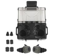 Vynebtrv Auriculares Electrónicos para Tiro: Protección Auditiva NRR 26dB 5.3 con Cancelación de Ruido y Amplificación de Sonido. Estuche Recargable para Caza y Tiro Deportivo