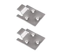 Vynetra 2 piezas de placa de bisagra inferior de asiento de carrito de metal profesional para 71610-G01 pieza de carrito de golf de ajuste directo