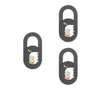 Vynetra 3 fundas para cámara web, diseño de gatito de dibujos animados, para laptop, PC, teléfono celular, cámara web, protector de privacidad