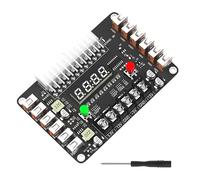 Vynetra Adaptador de fuente de alimentación 24P de 24 pines a 12 puertos de expansión USB con interruptores de palanca de voltaje, inserción lateral