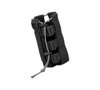 Vynetra Bolsas de agua con correa regulable, bolsas de agua al aire libre, para viajes, camping, senderismo y montañismo, portabotellas impermeables, negro, Talla única