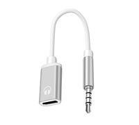 Vynetra Cable adaptador de auriculares analógicos tipo C que conecta auriculares de 3,5 mm a dispositivos móviles para música y llamadas