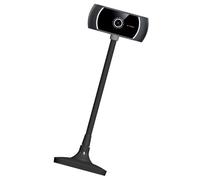 Vynetra Cámara USB giratoria con base de metal, enfoque automático, Wedcam 720P, captura de video para educación remota, cámara web de transmisión de negocios para trabajo remoto