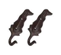 Vynetra Elegante colgador de hierro fundido decorativo para perros para amantes de los animales que buscan accesorios prácticos para el hogar, accesorio extraño para el hogar