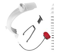 Vynetra Guardabarros trasero de aleación ABS de alta resistencia, instalación rápida, accesorios de ciclismo, aleaciones de aluminio de durabilidad