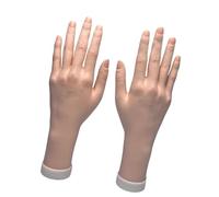 Vynetra Manicura multiusos con dedos flexibles, para organizar y exhibir joyas, falsificación flexible para práctica de manicura, talla única, como se describe