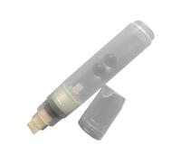 Vynetra Rotulador de pintura vacía recargable, marcador acrílico de 10 mm, punta plana/redonda, para pintar sobre papel, madera, cerámica, metal, marcador recargable