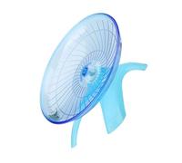 Vynetra Rueda de ejercicio de jerbo silencioso con punta estable en forma de plato inmune para mascotas pequeñas, disco para correr para jaula, dormitorio, rueda de hámster