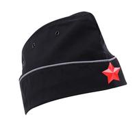 Vynetra Sombrero abovedado de estrella de cinco puntas para actuaciones escénicas, para mujer, con cúpula de baile, elegante, marinero, para adultos