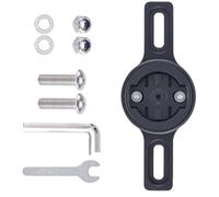 Vynetra Soporte universal para accesorios de ciclismo, soportes de aluminio de tipo pesado que asegura la luz trasera en soportes de bicicleta sin herramientas, resistentes a la intemperie