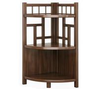 Vyntyra Bibliothèque,Étagère,Étagère d'angle Sur Pied,Présentoir,pour Salon, Bureau, Salle à Manger(3-1)