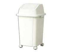 Vyntyra Rectangular Wastebasket, Garbage Cans Trash Cans,Plastic, Stackable Trash Can,Rugged Wheels Ergonomic Handle and Lid Heavy Duty Construction Built(B2)