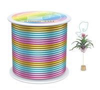 VynyQoo 2mm Alambre Manualidades, 33m Alambre Aluminio Flexible, Color Hilo Alambre Manualidades, Alambre de Escultura para Joyería DIY