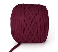 VynyQoo Trapillo para Crochet 105m, Poliéster Hilo para Tejer a Crochet, Principiantes Tejer a Crochets Bolsos para Cestas, Proyectos DIY y Decoración Hogar(Borgoña)