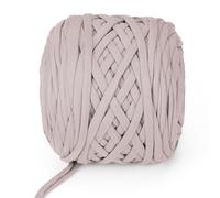 VynyQoo Trapillo para Crochet 105m, Poliéster Hilo para Tejer a Crochet, Principiantes Tejer a Crochets Bolsos para Cestas, Proyectos DIY y Decoración Hogar(Moca)