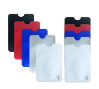 VYNZOR 10 Unidades Estuches para Tarjetas con Bloqueador RFID, Protección contra Fraude Electrónico para Tarjetas de Crédito, Débito e Identificación, Delgado y Ligero para Viajes