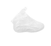 VYNZOR 100 Calcetines Desechables de Plástico para Pedicura, Tratamiento de Cera de Parafina, Revestimiento de Baño de Cera para Pies, Máscara Transparente，Incluye pegatinas