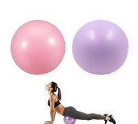 VYNZOR 2 Piezas Pelota de Yoga, Mini Pelota de Pilates, 25 cm / 9,4 Pulgadas, Fitness, Pilates, Embarazo y Sentarse, Fitball, Equilibrio, Entrenamiento, Hinchador Incluido