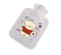 VYNZOR Bolsa de Agua Caliente Mini, Calienta Manos y Pies, Hipotermia para Calor Corporal, Compacta y Portátil para Viajar, Cubierta Antideslizante de Felpa