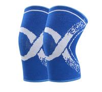 VYNZOR Par de Rodilleras para Niños Azules - Protección Cómoda y Ajuste Seguro para Deporte, Juegos y Educación Física, Talla L/XL, Sujeción Estable y Confort Optimizado