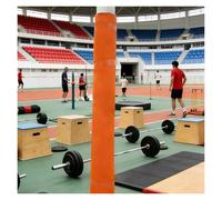 Vyrata Acolchado for Poste de sótano, Almohadillas de Seguridad for Poste Redondo, Cubierta de Columna for aro de Baloncesto de Patio de Juegos, Poste de 6 pies/1,8 m de Altura(Dia 3 Inch)