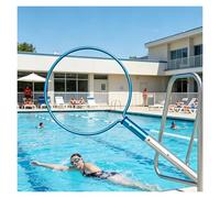 Vyrata Piscina Gancho de Seguridad Gancho Redondo for Piscina con Poste, Ganchos de Seguridad telescópicos Profesionales de Aluminio, Barra de tensión for Salvavidas de Agua(3m/9.8ft/118.1in)