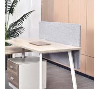 Vyrata Separador de Escritorio acústico Panel de privacidad Debajo del Escritorio, Divisor de Pared del Panel de privacidad del cubículo, Panel de privacidad del Escritorio(Light Gray,Length 33 Inch)