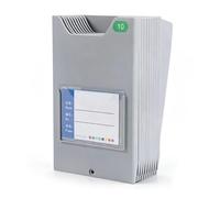 Vyrata tarjetero fichas Estante for tarjeteros, organizador de pared retráctil for tarjetas de tiempo con etiquetas numéricas del 01 al 30, for asistencia, nómina(20-slot(69cm/27.2"))
