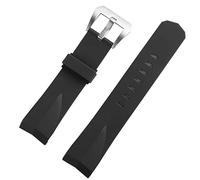 VYSLZ Correas de reloj de silicona de 22mm y 24mm aptas para correa de goma deportiva Corum, piezas de repuesto para pulsera de reloj de pulsera a la moda(1,24mm)