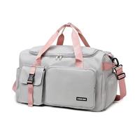 VYSLZ Mochila de viaje para mujer, multifuncional, para deportes al aire libre, gimnasio, fitness, fin de semana, bolsa de mano para hombre, gris, Talla única