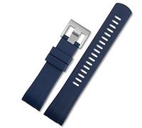 VYSLZ Para Seiko Abalone Water Ghost SRPA21J1 SRPC25J1 SRP777J1 Correa Fluorine Raver Band de Reloj Male Ring Matretet Man 22 mm(Deep blue)