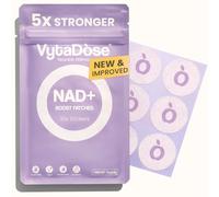 Vytadose Parches NAD Boost | Parches tópicos de autocuidado con extractos de soporte NAD y resveratrol | Suave, agradable al tacto, resistente al agua | 30 unidades