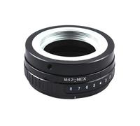 VYUHAksZ Anillo Adaptador de inclinación y Desplazamiento for glorystar for Objetivo M42 a cámara for Sony NEX con Montura E for ILCE-7 A7S A7R II A5100