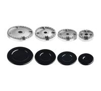 VYUHAksZ Juego de Gorro de Cocina Universal for quemadores de Cocina, Tapa de Estufa, Quemador de Gas Mejorado, Accesorios for quemadores de Horno eléctrico de Gas doméstico(Concave)