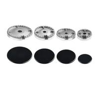 VYUHAksZ Juego de Gorro de Cocina Universal for quemadores de Cocina, Tapa de Estufa, Quemador de Gas Mejorado, Accesorios for quemadores de Horno eléctrico de Gas doméstico(Flat)
