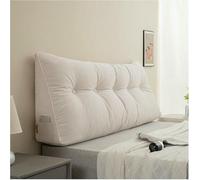 VYUJHNBG Almohada De Cabecera Triangular - Cojín De Bolas Gemelas para La Cama Y El Sofá - Almohada De Descanso De Soporte Trasero Rojo para Sentarse En La Cama del Día