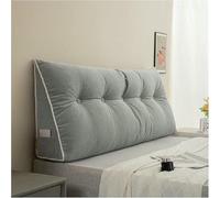 VYUJHNBG Almohada De Cabecera Triangular - Cojín De Bolas Gemelas para La Cama Y El Sofá - Almohada De Descanso De Soporte Trasero Rojo para Sentarse En La Cama del Día