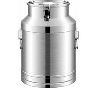 VYUJHNBG Cubo Hermético De Acero Inoxidable 201 para Lata De Leche, Cubo para Vino, Recipiente para Lácteos, Jarra para Té, Barriles De Transporte con Sello De Silicona