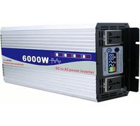 VYUJHNBG Inversor de Corriente, 12 V, 220 V, 3000 W, 4000 W, 6000 W, 8000 W, 24 V CC a 110 V CA, convertidor de Voltaje de Onda sinusoidal Pura, Transformador de Potencia para automóvil.
